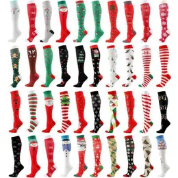 Christmas Pressure Socks Men's Women's Sports Compression Sock