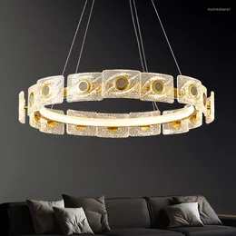 Lampy wiszące włoski światło luksusowy żyrandol miedziany w kształcie żyrandoli po nowoczesnej jadalni osobowość kreatywna