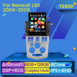 Android 11 Car DVD Radio Video Player Navigation GPS for Renault Logan 1 L90 2004-2009 Tesla Style CarPlay IPS DSP 2DIN BT