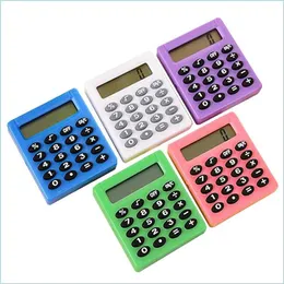 Calculators 8 färger Portable Ctccators Creative Mtifunction Student Mini Calcator Drop Delivery 2022 Office School Business Industri Dhpul