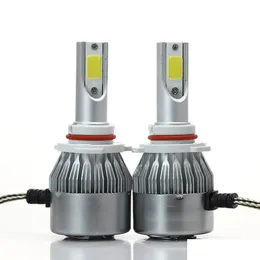 Reflektory samochodowe 50 Para 12 V 6000K H7 LED LED H1 H3 H4 H11 H13 9006 9007 880 BB C6 Mobiles Reflektor Lampa mgły Dostawa 2 DHVME