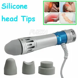 Fit Ed Shockwave Therapy Machine Functional Silicone Head för vågbehandling Relaxation Massager Tillbehör