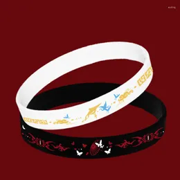 Charm armband grossist 5 st kinesiska anime tian guan ci fu hua cheng xie lian cosplay armband silikon armband för älskare gåvor