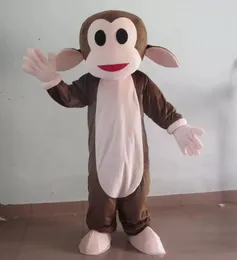 Costume da mascotte scimmia calda di alta qualità da indossare per adulti in vendita