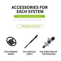Golf car accessory assembly system can customize suspension steering brake outdoor sport car Electric vehicle