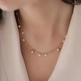 Chains yo simple collar de garra de perlas collar de gargantilla para mujeres accesorios de baile de baile de sexo de moda