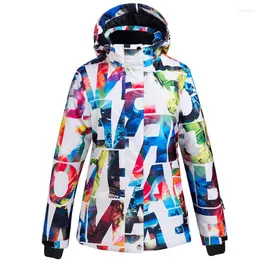 Skifahren Jacken Winter Dicke Warme Frauen Ski Anzug Wasserdicht Winddicht Snowboard Jacke Hosen Set Outdoor Schnee Tragen Anzüge Hohe Qualität