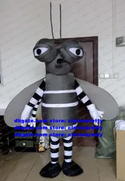 Mosquito Moustique Crane fly Mosca Mascot Costume Adult Cartoon Character Outfit Suit Fossick For Clients Fashion Promotion zz7450