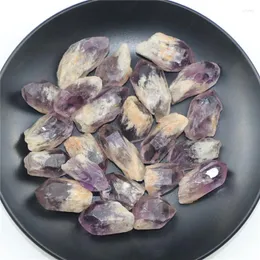 Decorative Figurines 100g Natural Crystal Mixed Stone Amethyst Tumbled Chips Crushed Healing Jewelry Making Home Decor Fish Tank