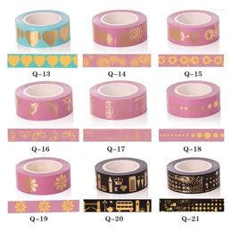 Presentf￶rpackning 3st/mycket unikt washi -band Adhesive Masking Tejp f￶r DIY Scrapbooking PO Decoration