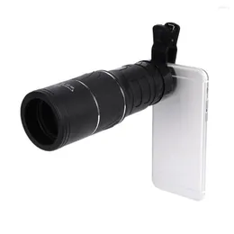 Telescope 16x52 Dual Focus Zoom Optic Lens Day Night Vision Travel Monocular HD Optical With Mobile Phone Holder