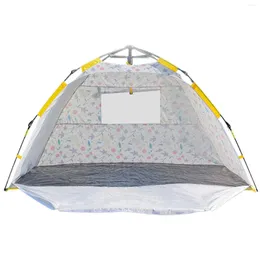 الخيام والملاجئ Sun Shade Shelter Up Beach Tent Interior Issip For 2-3 Person Canopy SPF 50 Automatic