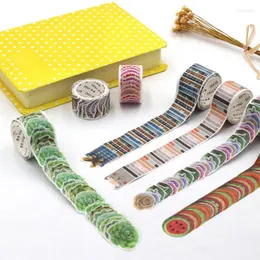 Present Wrap 1Roll Masking Washi Tape Stickers Kronblad Stationery Dekorativa DIY Craft Scrapbooking Supplies
