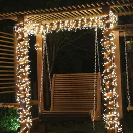 Stringhe 1000/1500LED Petardo Impermeabile Fata Luce Della Stringa Fuochi D'artificio All'aperto Ghirlanda Di Natale Per Il Giardino Patio Decorazione Dell'albero