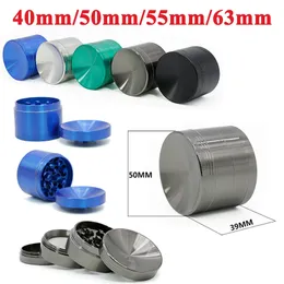 Sharpstone Concave Ginder 40mm 50mm 55mm 63mm Herb Grinders Metal Zinc Alloy Material 4 Layers Tobacco Crushers Dry Herbal Tools Smoking Accessories