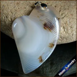 Подвесные ожерелья модные подвески натуральный камень полированный ботсвана агат капли бусинки Слэйдером для женщин бесплатно CS766