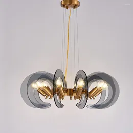 الثريات Art Deco التصميم الحديثة الثريا LED مصباح DIA60cm 80 سم