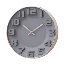 Orologi da parete Orologio da cucina 3d Soggiorno moderno in oro rosa Camera da letto silenziosa Orologio da appendere Home Zegar Scienny Idee regalo