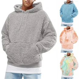 Herren-Kapuzenpullover, Taschen-Sweatshirt, Sport-Herbst-Kapuzenpullover, vorne, Pullover, Ärmel, Fuzzy-Männer-Outwear, langes Herren-Tageshemd, hip – ethnisch, sportlich