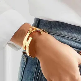 Pulsera de diseñador para mujer Joyería de lujo Brazalete de oro de moda Marcas Y Bracelcts Enlace de cadena Boda Hip Hop con Box22071504R281G