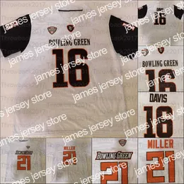 American College Football Use Bowling Green Green BGSU College Football Jerseys 13 Grant Loy 12 Bryson Denley Quintin Morris Karl Brooks Scott