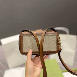 designer bag leather luxurys handbags shoulder bags Brand Flap Women Fashion Color Matching crossbody Small Box Purses Mini Tote 220812