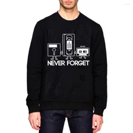 Sudaderas con capucha para Hombre TARCHIA 2022 Never Forget Print Hombre Moda Hombre Hip Hop Streetwear Skateboard Sudadera con capucha Pullover Sportswear Tops