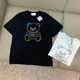 Women Designer T koszule Teddy Bear Print Modna T-shirt bawełniane koszulki luksusowe luksusowe streetwear baofu