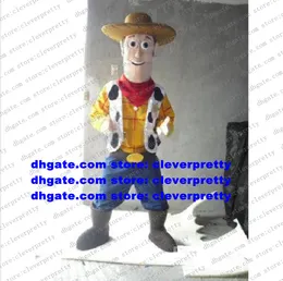 Buntes Cowboy Woody-Maskottchen-Kostüm, Mascotte, junger Mann, Erwachsener, Zeichentrickfigur, Outfit, Anzug, schicker High-End-Vergnügungspark, Vergnügungspark Nr. 868