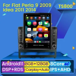 Car DVD Multimedia Player CarPlay Android 11 для Fiat Albea Siena Palio Perla Idea Tesla Style Radio GPS Navigator 2din Bt