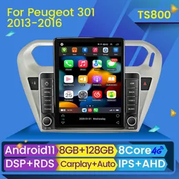 CAR DVD Stereo Player for Peugeot 301 Citroen Elysee 2013 - 2018 IO Carplay Android Auto GPS BT No 2 Din 2din DVD