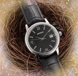 Tr￪s STICHES Homens Mulheres Rel￳gios Mec￢nicos Autom￡ticos 38mm Popular Cintur￣o Genu￭no Cintur￣o Elegante e Self Winding Business Leisure Wristwatch Presente de Natal favorito