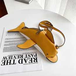 Borse da sera 2022 Fun Fashion Dolphin Design Women's Hall Borse Pu borse Crossbody borse e borsetto Cluth per donne