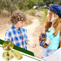 Outdoor Gadgets Portable Hiking Compass Digital Navigation Tool Mini Vintage Camping Climbing Accessories Gift Kids Family Son