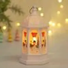 크리스마스 윈드 라이트 장식품 홈을위한 메리 크리스마스 장식 Navidad Natal Xmas Gift Led Lantern New Year 장식 RRA245