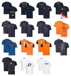 Yeni F1 Team Racing Suit Erkek ve Kadınlar Kısa Kollu Hızlı Kurucu Gömlek Özel Eğlence Yuvarlak Boyun Fan T-Shirt