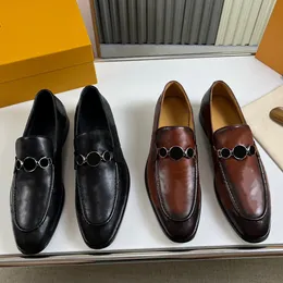 Famosi designer da uomo DERBY SHOE Business Leisure Scarpe formali professionali in pelle Luxury Noble Fashion Party Mocassini stile stella di Natale Scarpe Taglia 38-46