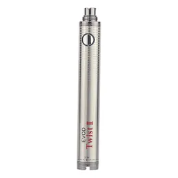 Vorheizen des eVod Twist II 1600-mAh-Verdampferstifts 510 Vape-Akku Vorheizen des VV-Variablenspannungs-EVOD-Stifts für elektronische Zigaretten und USB-Ladekabel für E-Zigaretten-Vapes