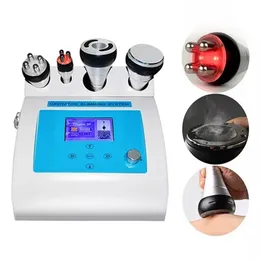 Ultraljudsvakuum bantningssystem kommersiellt RF Beauty Instrument 4in1 40K RF Cavitation Machine