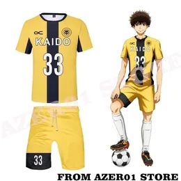 Herren Tracksuits aoashi ao Ashi Cosplay Merch T -Shirt Menwomen Tee Football Soccer Uniform zweiteiliger Anzug Ashitocity Esperion 221026