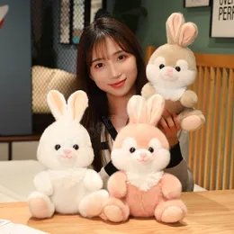 30 см Супер милые плюшевые куклы кролика Прекрасные сидящие кроличьи плюшевые игрушки фаршированные мягкие животные подушки девушки каваи подарка на день рождения
