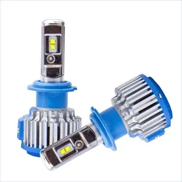 المصابيح الأمامية للسيارة T1 Car Headlight H7 H4 LED H8/H11 Hb3/9005 Hb4/9006 H1 H3 H13 9007 70W 7000LM BB