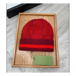 Tasarımcı Hats Erkek ve Kadınlar Beanie Sonbahar/Kış Termal Örgü Şapkalar Beanies Bonnet Muts Berretto