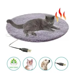 Mattor PET Electric Filte Heat Pad Dog Cat Bed Mat 5 Lager Vattentät konstant Temperatur Antislipbas för burar Carscarpets carpe