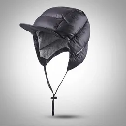 Beanies Rimix Warm Down Hat med öronflikar Utomhussport Cap Winterproof Bekväm frostskyddsmedel för skidåkning Klättring Vandring T221022