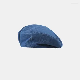 Berets Elegant Caps For Women British Retro Autumn Winter Cotton Painter Hat Ladies Beret Fashion Wild Female Bonnet