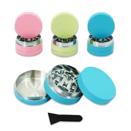 3-layer metal smoke GRINDERS luminous smoking Grinder 40MM diameter