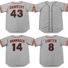 Proword C202 Men 8 Gary Carter 14 Atlee Hammaker 43 Dave Dravecky 1973 Baseball Jersey