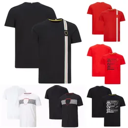 F1 Sign Jointly Brand T-shirt Formula 1 Team Fans Short Sleeve T-shits Round Neck Breathable Jersey Tee Summer Car Work Clothes