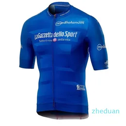 2020 New Pro Tour de Italia Erkekler Yaz Kısa Kol Bisiklet Formaları Bycicle Giyim Ropa Ciclismo Giysileri Hızlı Kuru Gömlek